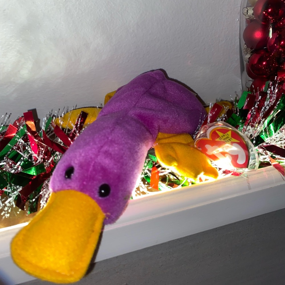 Patti the platypus purple Ty